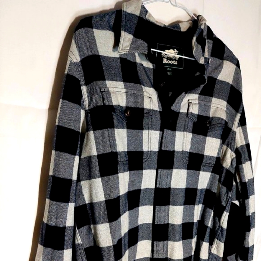 Roots Plaid Shirt Size : M